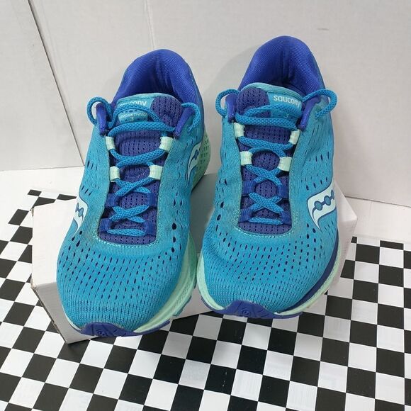 Saucony Womens Breakthru 3 S10358-1 Blue Running Shoes Sneakers Size 8.5 - Picture 4 of 9